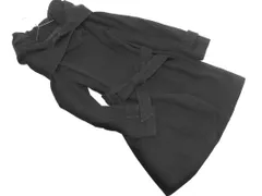 ZARA basic ザラ ベーシック ウール混 ビッグカラー コート sizeL/黒 ◇■ レディース