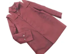 MACKINTOSH PHILOSOPHY マッキントッシュフィロソフィー ウール混 ライナー付き フーディー ステンカラー コート size36/赤紫 ◇■ メンズ