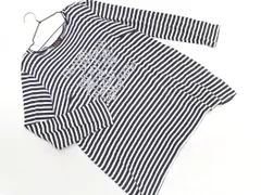 EVEX by KRIZIA エヴェックスバイクリツィア ウール混 ボーダー プリント ニット セーター size44/黒ｘ白 ◇■ レディース