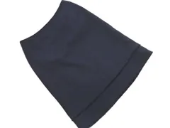 Leilian レリアン Aライン 台形 スカート size11/濃紺 ◇■ レディース