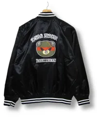 ☆【未使用】ダークみきゃん DARK MICAN ナイロン ジップアップジャケット ブルゾン ジャンパー  愛媛県キャラクター 黒 メンズMサイズ /Print Star ■管理番号L29653AWS26-251218-50（510）