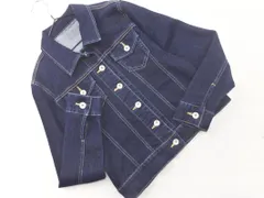 NATURAL BEAUTY BASIC ナチュラルビューティーベーシック Gジャン デニム ジャケット sizeS/紺 ◇■ レディース
