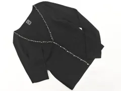 ef-de エフデ ウール100% カーディガン size9/黒 ◇■ レディース