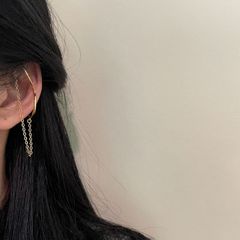 CADAN O ピアス【片耳】ゴールドカラー チェーンピアス - メルカリ