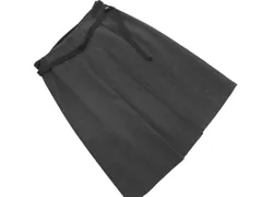 KUMIKYOKU 組曲 巻き ラップ スカート size2/黒 ◇■ レディース