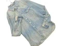 nano universe ナノユニバース USED加工 Gジャン デニム ジャケット sizeS/青 ◇■ レディース