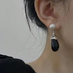 ピアス アクセサリー パール シルバーポスト ビンテージ  可愛い レディース アパレル カジュアル 韓国 ファッション 雑貨 かわいい おしゃれ 北欧 送料無料 [K] (T)