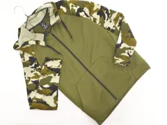 NIKE ナイキ 迷彩 ジップアップ パーカー sizeM/カーキ ◇■ メンズ