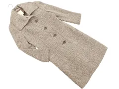 KUMIKYOKU 組曲 ウール混 ロング コート size2/ブラウン ◇■ レディース