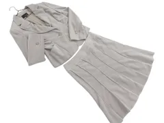 22 OCTOBRE 22 オクトーブル セットアップ ジャケット スカート スーツ size38/グレー ◇■ レディース