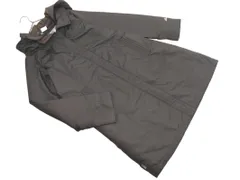 adidas アディダス 2WAY フーディー コート sizeL/ダークブラウン ◇■ レディース