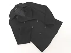 INED イネド アンゴラ混 ダブル コート size9/黒 ◇■ レディース