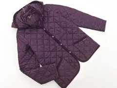 LAVENHAM ラベンハム 2WAY フーディー キルティング ジャケット size38/紫 ◇■ レディース