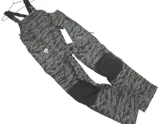 新品 Volcom ボルコム スノーボード スキー スノーウェア 迷彩 ビブ パンツ sizeM/黒 ◆■◎メンズ