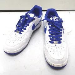 Ft1295671 ナイキ 靴 エア フォース ワン ロー 07 DH7561-104 ホワイト/ミディアムブルー 27.5cm メンズ NIKE 中古