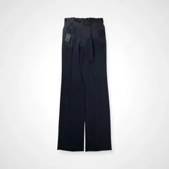 GIORGIO ARMANI ジョルジオ アルマーニ / キュプラMIXスラックス 黒タグ BORGO21製 未使用 SIZE:46