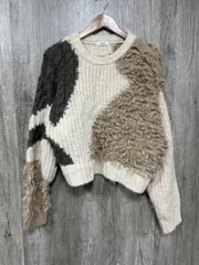 LOWRYS FARM ローリーズファーム ヴィンテージライクプルオーバー ニット セーター sizeF/アイボリー ◆■ レディース