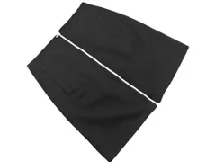 MACPHEE マカフィー トゥモローランド ウール混 ジップ Aライン 台形 スカート size34/黒 ◇■ レディース