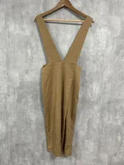 NATURAL BEAUTY BASIC ナチュラルビューティーベーシック ジャンパースカート Iライン ワンピース sizeS/茶 ■■ レディース