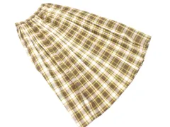 LOWRYS FARM ローリーズファーム チェック ロング スカート ブラウン ◇■ レディース