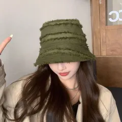 バケットハット　韓国ファッション　秋冬 (T)