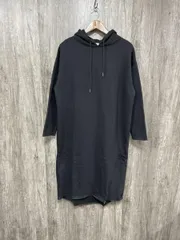 SM2 サマンサモスモス ブルー サイドジップ パーカー ワンピース チャコールグレー ◆■ レディース