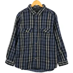 古着 フィールドアンドストリーム FIELD&STREAM 長袖 フランネルチェックシャツ メンズL相当/eaa598321