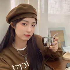 ベレー帽 帽子 レディース 無地 デザイン  韓国 ファッション 雑貨 かわいい おしゃれ 北欧 送料無料 [K] (T)