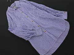 Ungrid アングリッド ストライプ ブラウス シャツ sizeF/白ｘ紺 ◇■ レディース