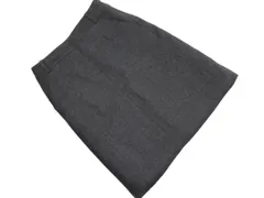 NATURAL BEAUTY BASIC ナチュラルビューティーベーシック ウール混 Aライン 台形 スカート sizeM/グレー ◇■ レディース