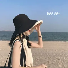 バケットハット つば広帽子 両面 UVカット 紫外線対策 レディース 韓国 ファッション 雑貨 かわいい おしゃれ 北欧 送料無料 [K] (T)