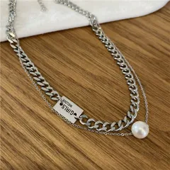 種類1：シルバー/10点セット レディース 韓国ファッション デザイン ネックレス (T)