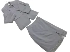 SCOT CLUB スコットクラブ ジャケット キャミソール スカート 3点 セットアップ sizeM/グレー ■◇ レディース