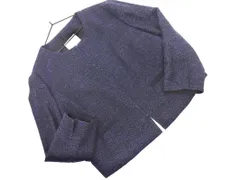 23区 ノーカラー ジャケット size40/紺 ◇■ レディース