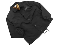 X-girl エックスガール 05184504 裏起毛 ロゴ コーチ ジャケット size1/黒 ◇■ レディース