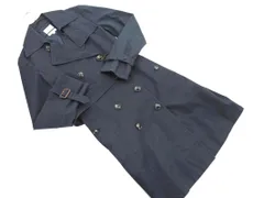 INDIVI インディヴィ トレンチ コート size38/紺 ◇■ レディース