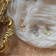 フランス風925シルバーポストビンテージピアス・イヤリング (T)