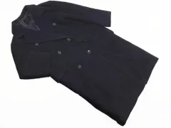 JEANASIS ジーナシス ウール混 ロング コート sizeF/紺 ◇■ レディース