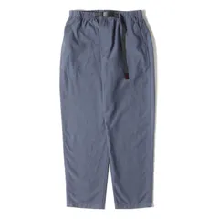 【美品】GRAMICCI グラミチ パンツ ネイビー 紺 サイズ:L | リネンブランド テーパード イージーパンツ(LINEN BLEND EASY TAPERED PANT) | ボトムス ズボン【メンズ】【中古】