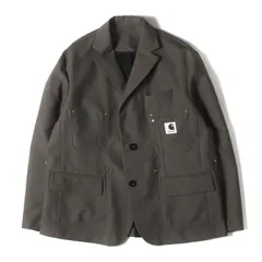 【美品】Sacai サカイ ジャケット グレー ブラック サイズ:3 | 24SS carhartt WIP リバーシブル ウール テーラードジャケット (WIP Suiting Bonding Jacket 24-03387m) | 日本製【中古】のサムネイル