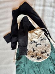 ミナペルホネン　path　ショルダーバッグ ミナペルホネンpath ショルダーバッグ ハンドメイド path/テキスタイル