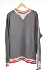 ナイキ NIKE 00's オールド 前V スウェット H40408ESQ スウェット グレー LLサイズ 103MT-3588