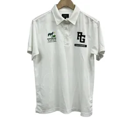 PEARLY GATES(パーリーゲイツ) 半袖ポロシャツ サイズ5 XL メンズ - 白×ダークネイビー×マルチ