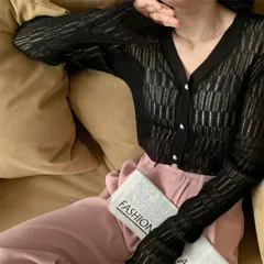 カジュアル エレガント 日焼け止め カーディガン[K](T)