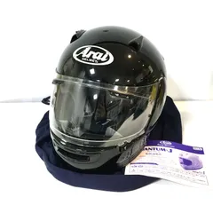 Arai アライ Quantum-J フルフェイスヘルメット 除菌消臭済 Mサイズ ブラック オートバイ ツーリング ライディング バイカー バイク用品 ◇TA3950