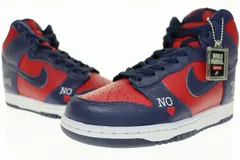 ナイキ NIKE × SUPREME SB DUNK HIGH OG QS BY ANY MEANS VARSITY RED 25cm DN3741-600 シュプリーム エスビー ダンク ハイ バイ エニー ミーンズ ☆AA★▲250522