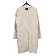 ZM1703 セオリー theory ノーカラー ロングコート ベージュ ミドルコート ショートコート ジャケット レディースs