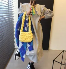 レトロ エレガント 裏起毛 カジュアルワンピース[K](T)