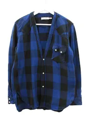 ノンネイティブ nonnative RANCHER SHIRT JACKET COTTON BLOCK PLAID NN-SJ3707 ランチャーシャツ ジャケット 1  ブルー チェック 長袖 カーディガン トップスのサムネイル