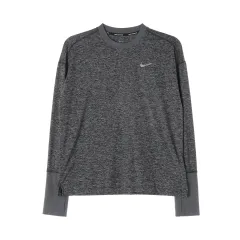 ナイキ ドライフィット ランニング Pingホール アームウォーマー 長袖 Tシャツ グレー